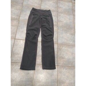 Women's Lululemon Athletic Track Pants Work Out Yoga Size 4 vented